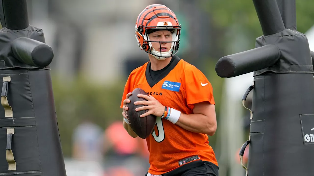 Joe Burrow is throwing again as the Bengals' franchise QB rehabs his surgically repaired wrist