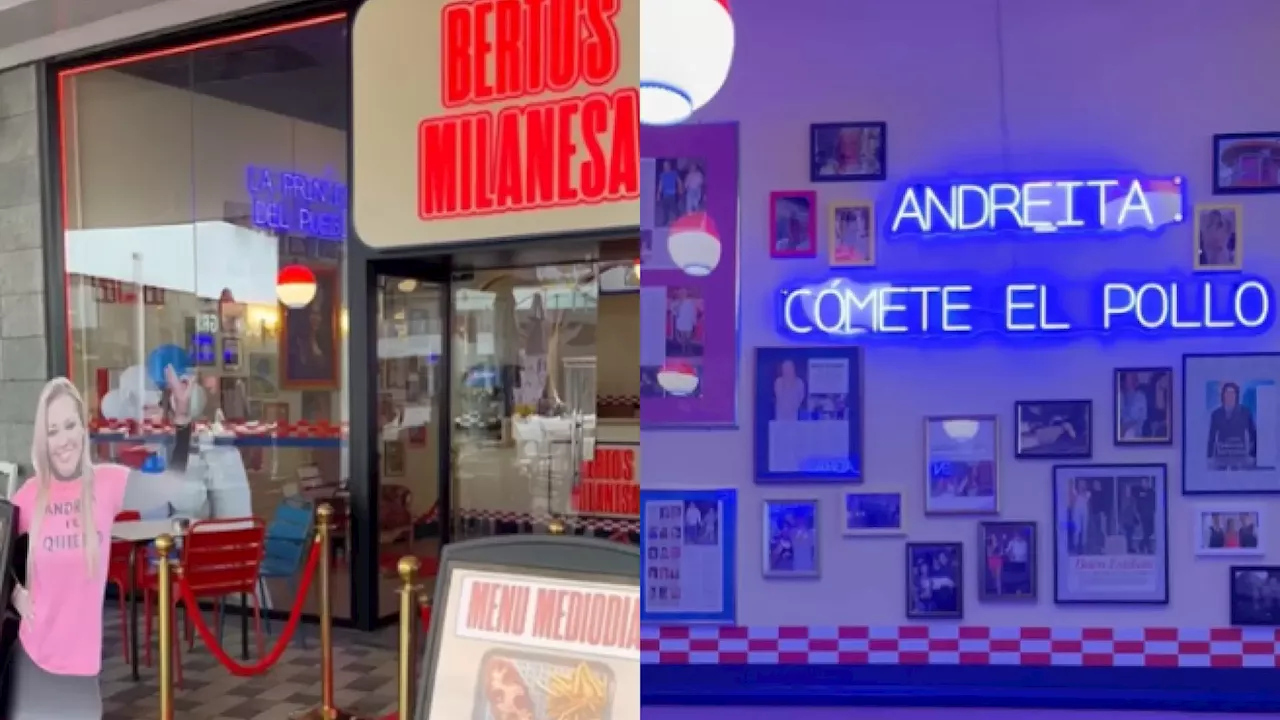 Abre un restaurante dedicado a Belén Esteban: desde un cartel con su figura a tamaño real a letreros con sus frases célebres