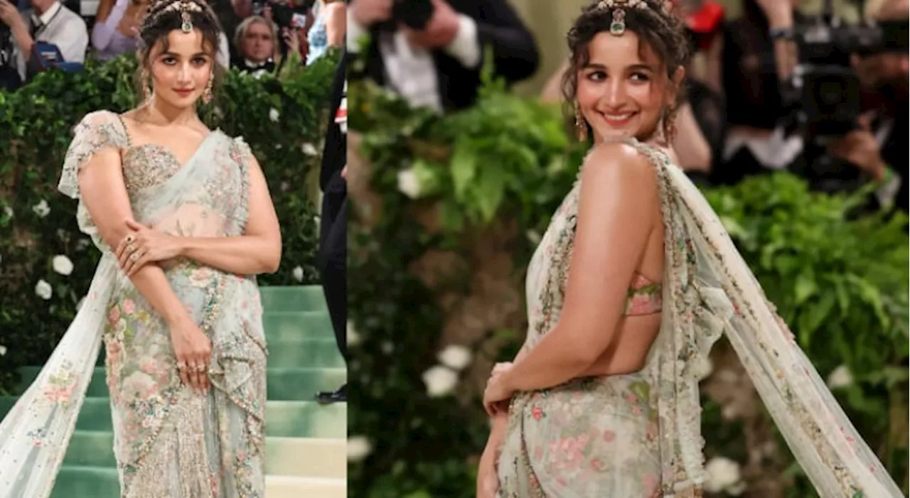 Alia Bhatt's show-stopping traditional look steals spotlight at Met Gala 2024