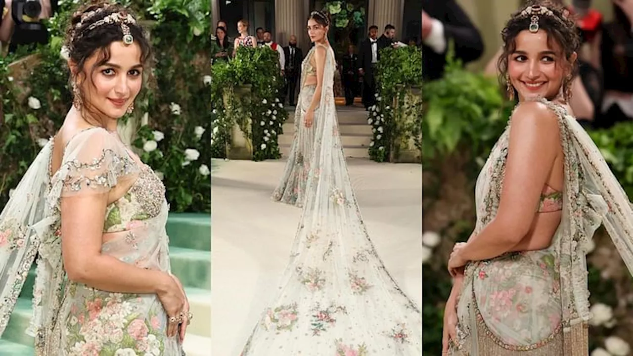 Met Gala 2024: मेट गाला में आलिया भट्ट के साड़ी लुक पर टिकी लोगों की नजरें, 163 कारीगरों की मेहनत लाई रंग