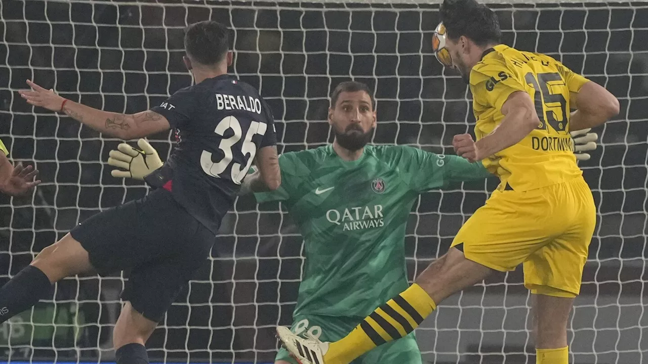 Borussia Dortmund reaches Champions League final by beating PSG 1-0 on Hummels header