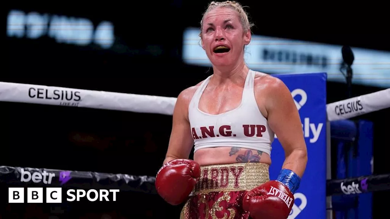 Heather Hardy: Former boxing champion says career could be over