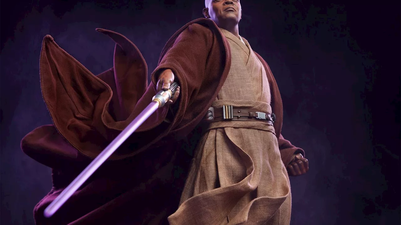 New Star Wars Mace Windu Premium Statue Coming Soon from Sideshow