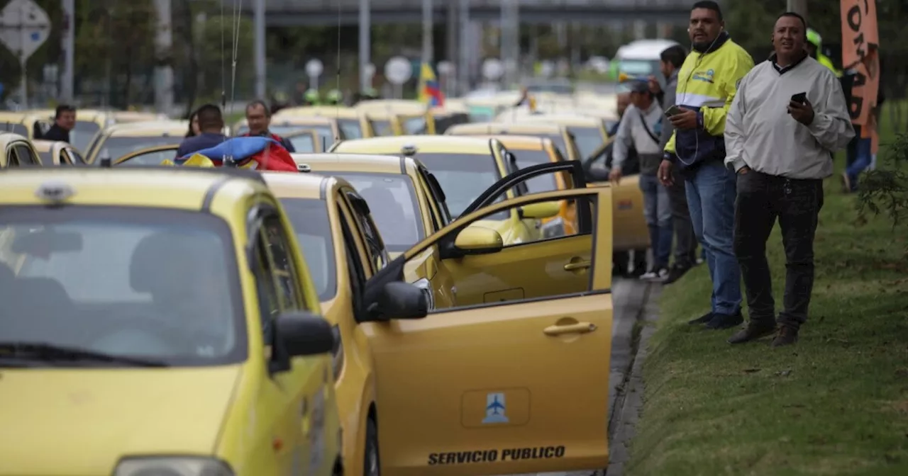 ¿Por qué van a paro nuevamente los taxistas en Bogotá?