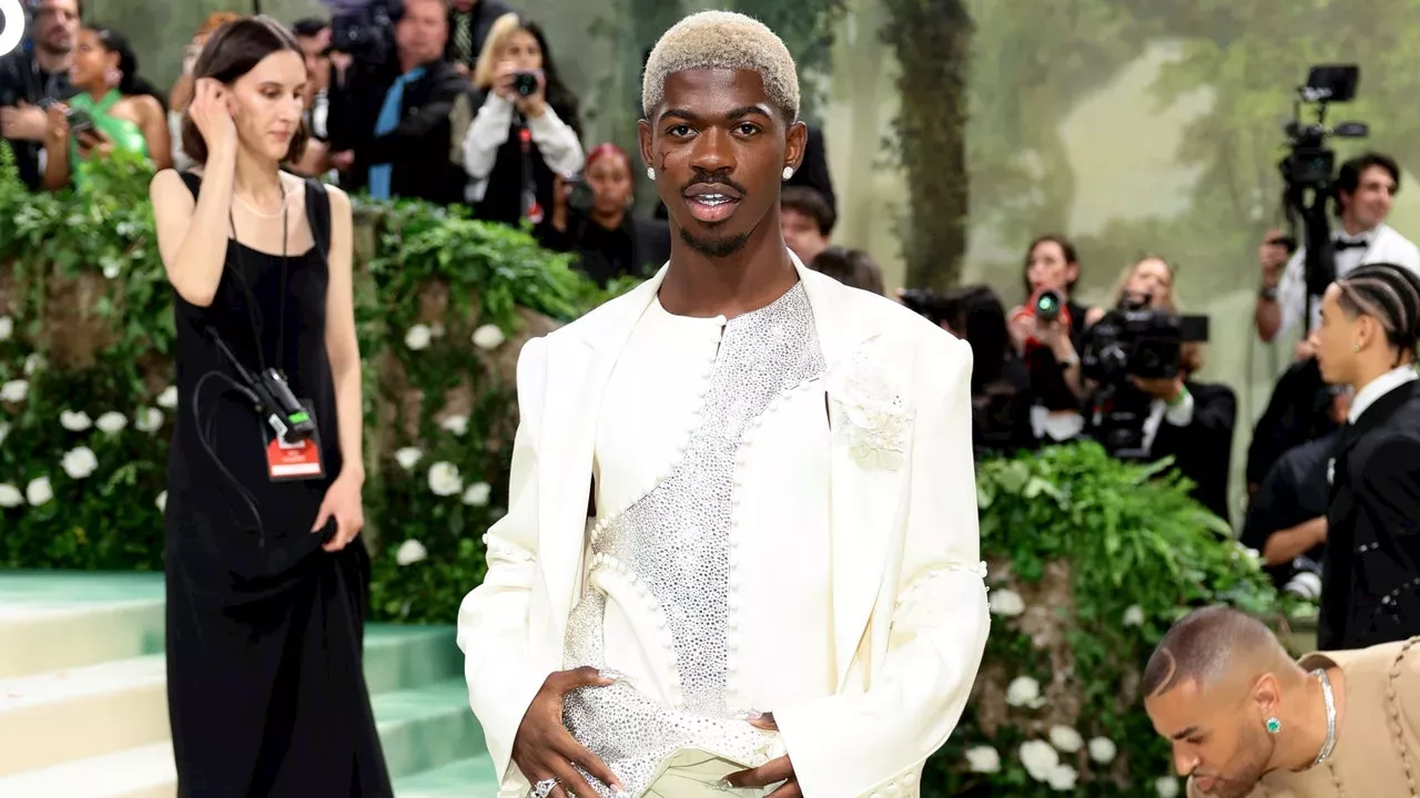 Met Gala Lil Nas X Was Doused In 50,000 Swarovski Crystals At The 2024