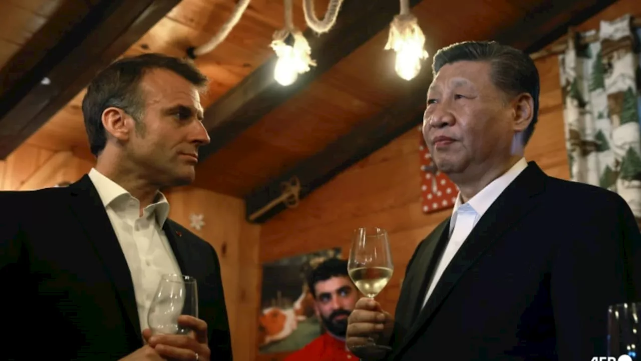 Macron hosts Xi in French mountains to talk Ukraine, trade