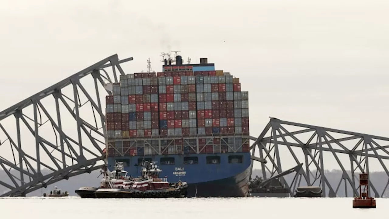 Shipping giant Maersk says Baltimore port reentry decision is near as collapsed bridge cleanup progresses