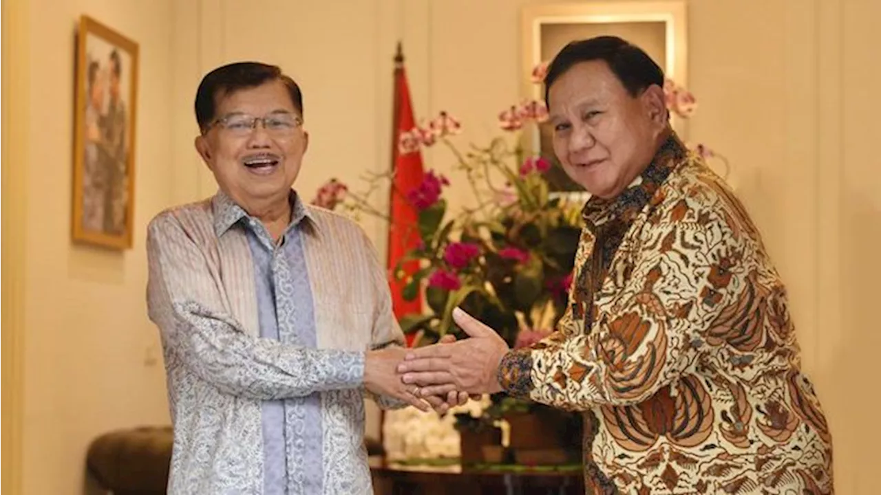 Jusuf Kalla Sebut Rencana 40 Menteri Prabowo Kabinet Politis