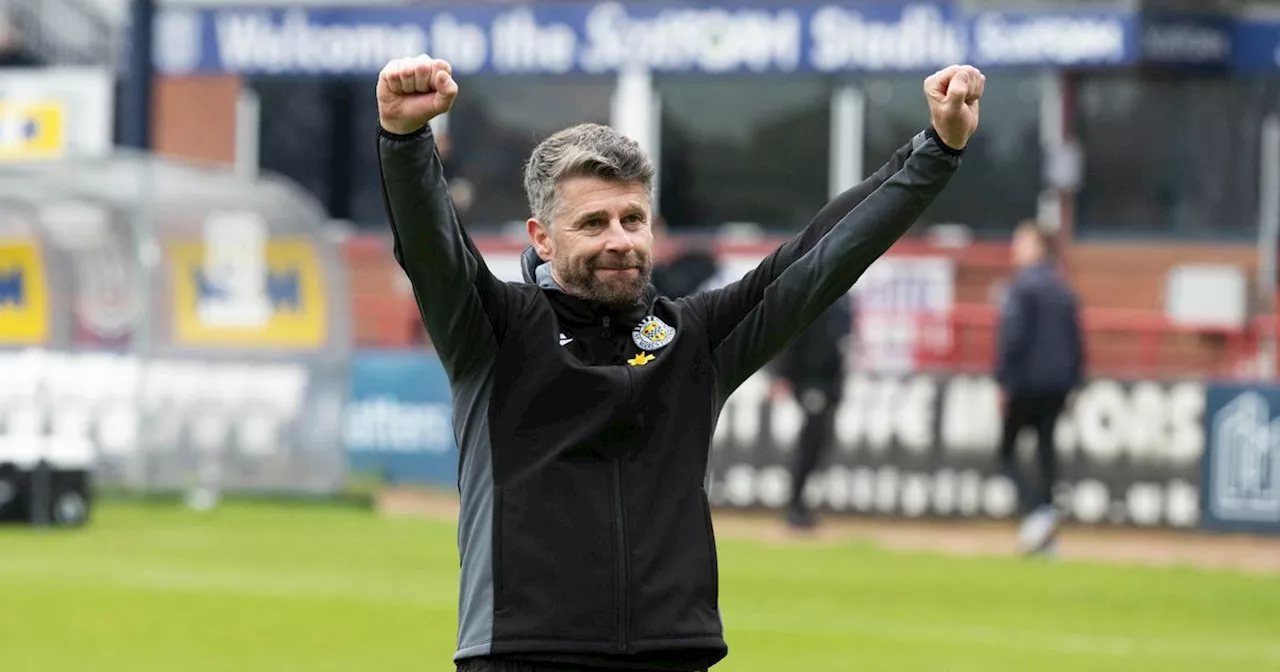 Stephen Robinson remaining grounded after 100th game managing St Mirren