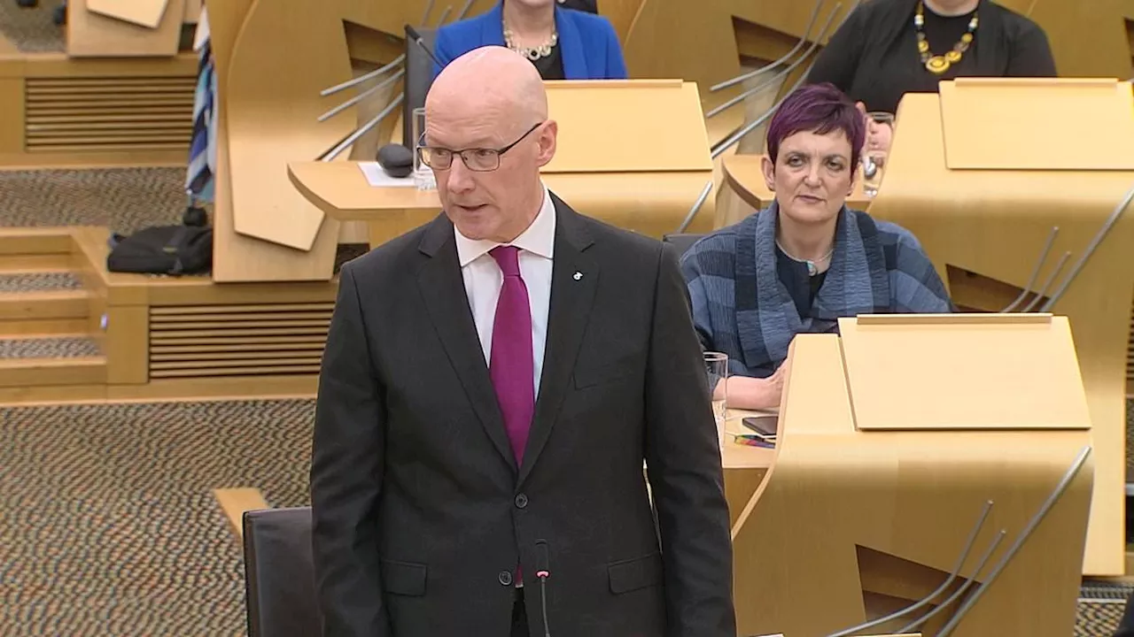 John Swinney is installed as Scottish First Minister after SNP chaos