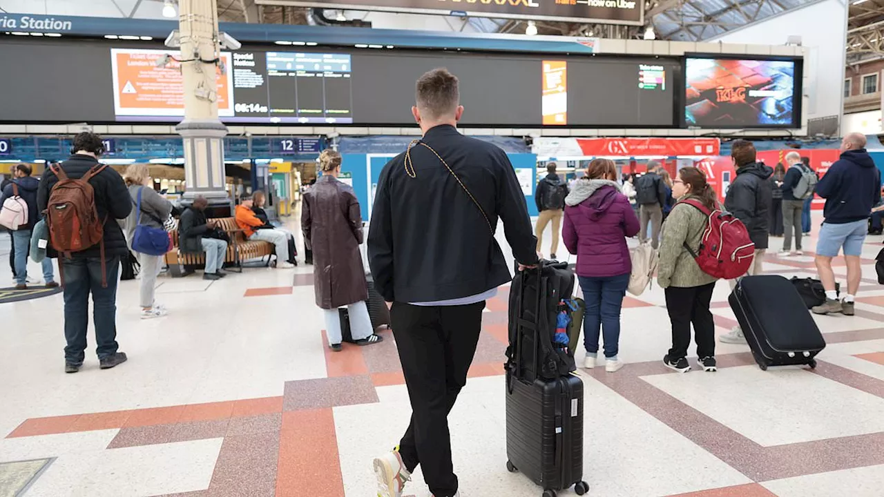 Rail strikes chaos brings Britain's creaking train lines to a halt - with commuters battling...
