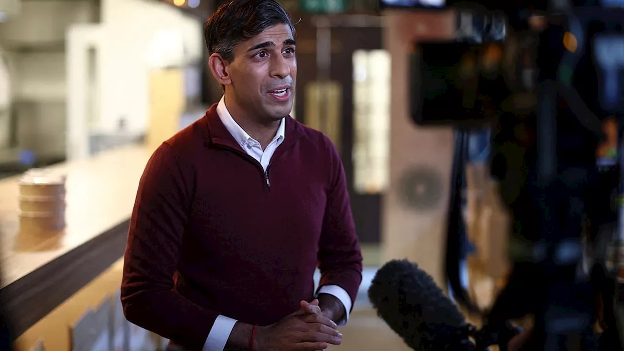 Rishi Sunak admits he must prove to voters his plan is 'making a difference'