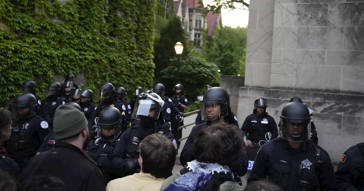 University of Chicago clears a pro-Palestinian demonstration as MIT confronts a new encampment