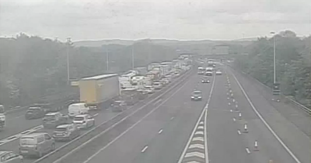 Live updates as 'severe delays' on M56 following crash
