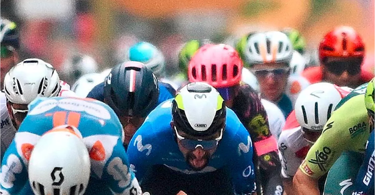 Fernando Gaviria se cayó, pero logró otro top-10 en el Giro de Italia