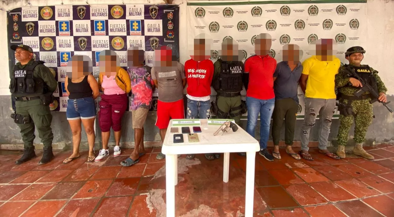 Capturan 15 presuntos integrantes del Clan del Golfo en Bolívar