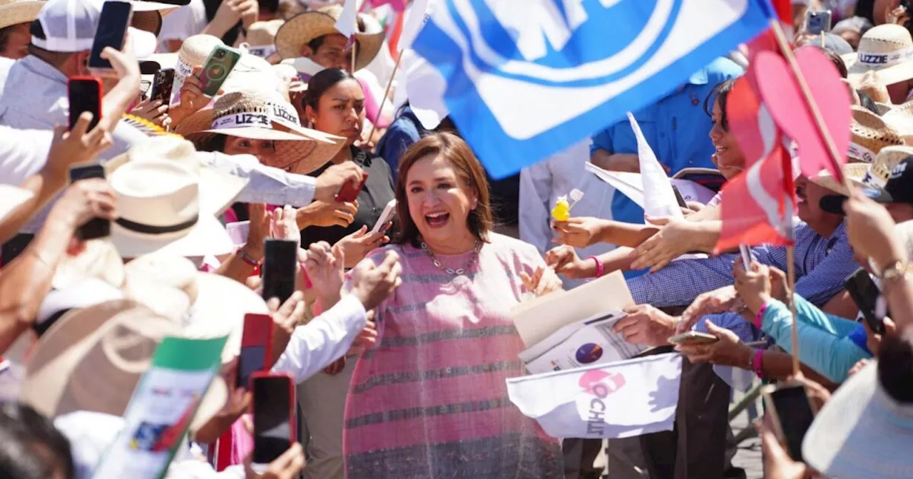 Morena pide al INE añadir marchas rosas a gastos de campaña de Xóchitl Gálvez