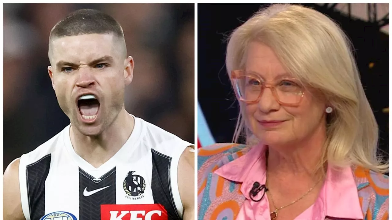 ‘That’s Collingwood IP!‘ Hilarious moment in mum’s pump-up after Pies debutant’s emotional reveal