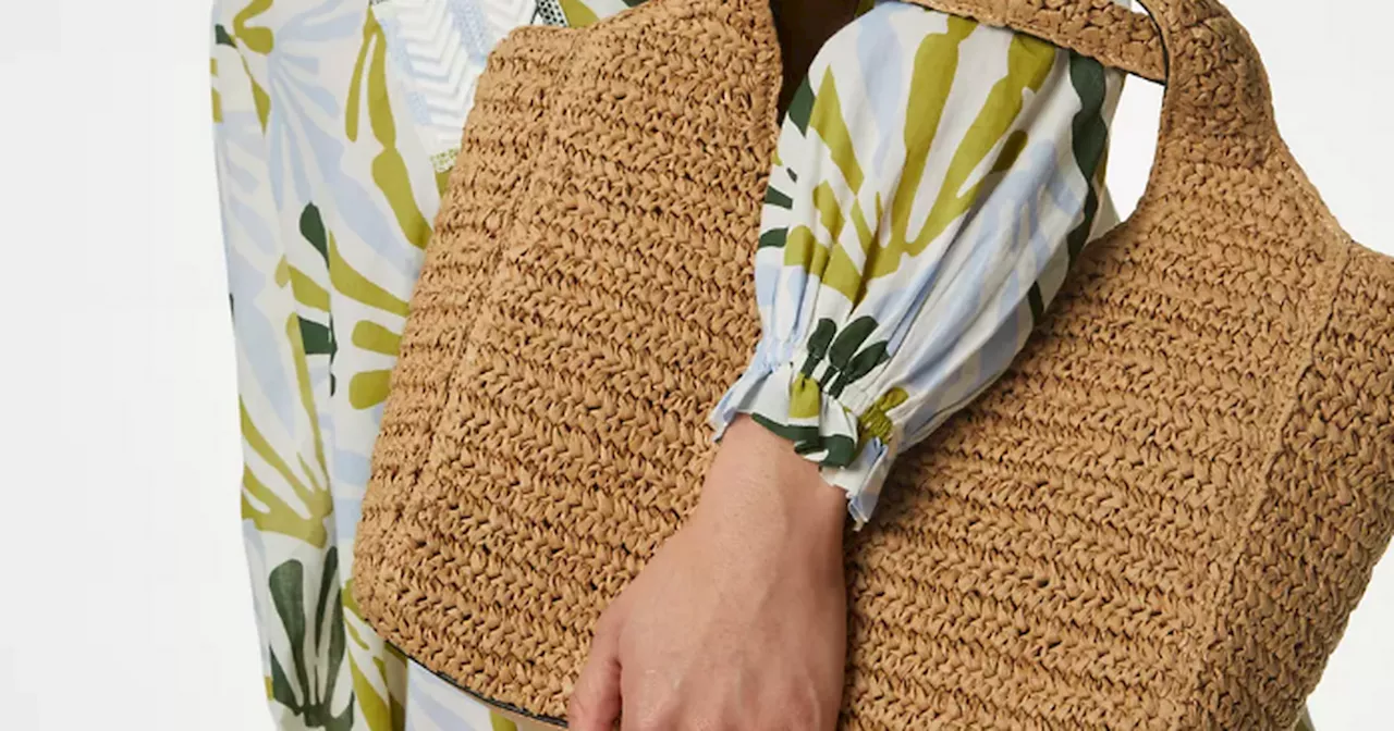 M&S shoppers praise 'upmarket' straw holiday bag