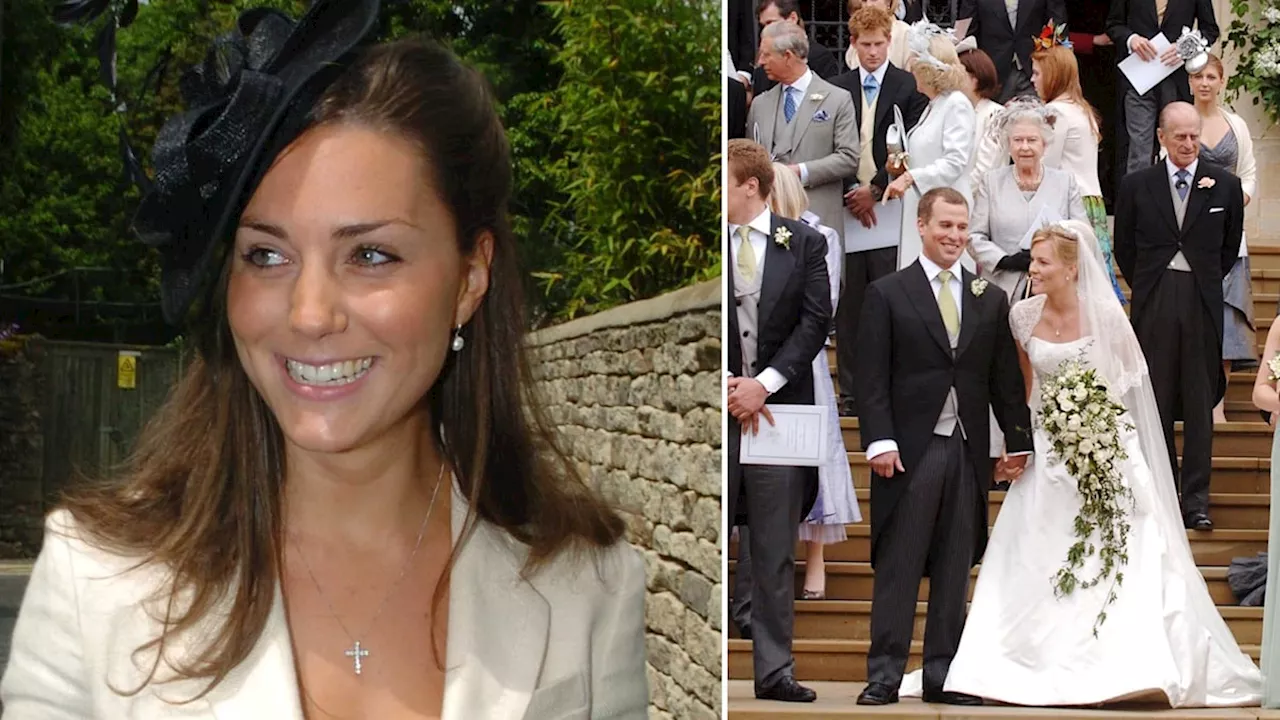 Prince William's girlfriend Princess Kate parties in sheer wedding guest dress in unearthed photos