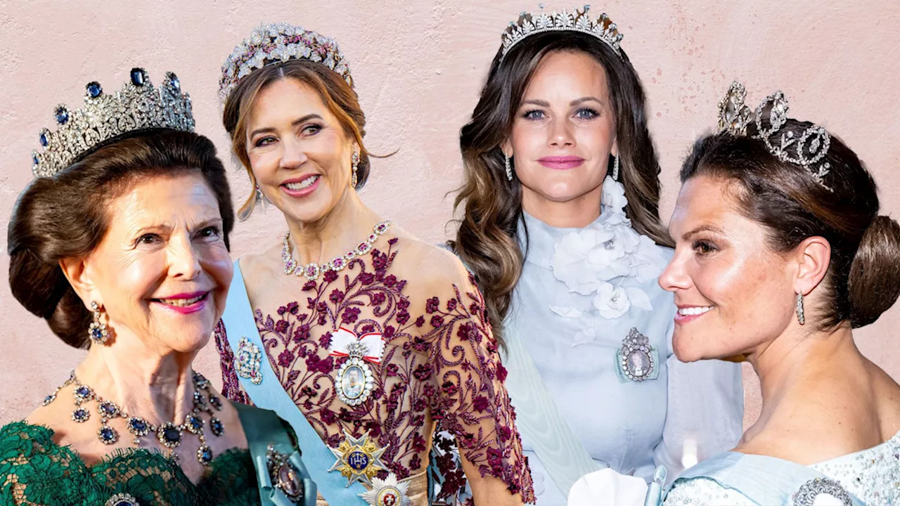 Queen Mary dazzles in breathtaking tiara moment at Danish state banquet