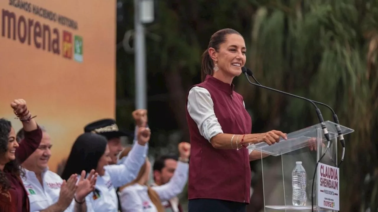 El cierre de campaña de Claudia Sheinbaum se llevaría a cabo en Morelia