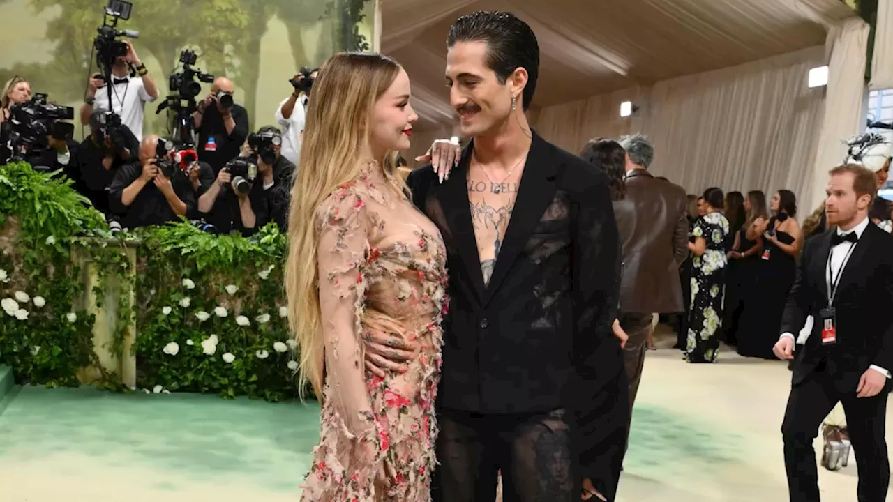 Damiano David, trasparenze e sensualità: al Met Gala 2024 con la fidanzata Dove Cameron