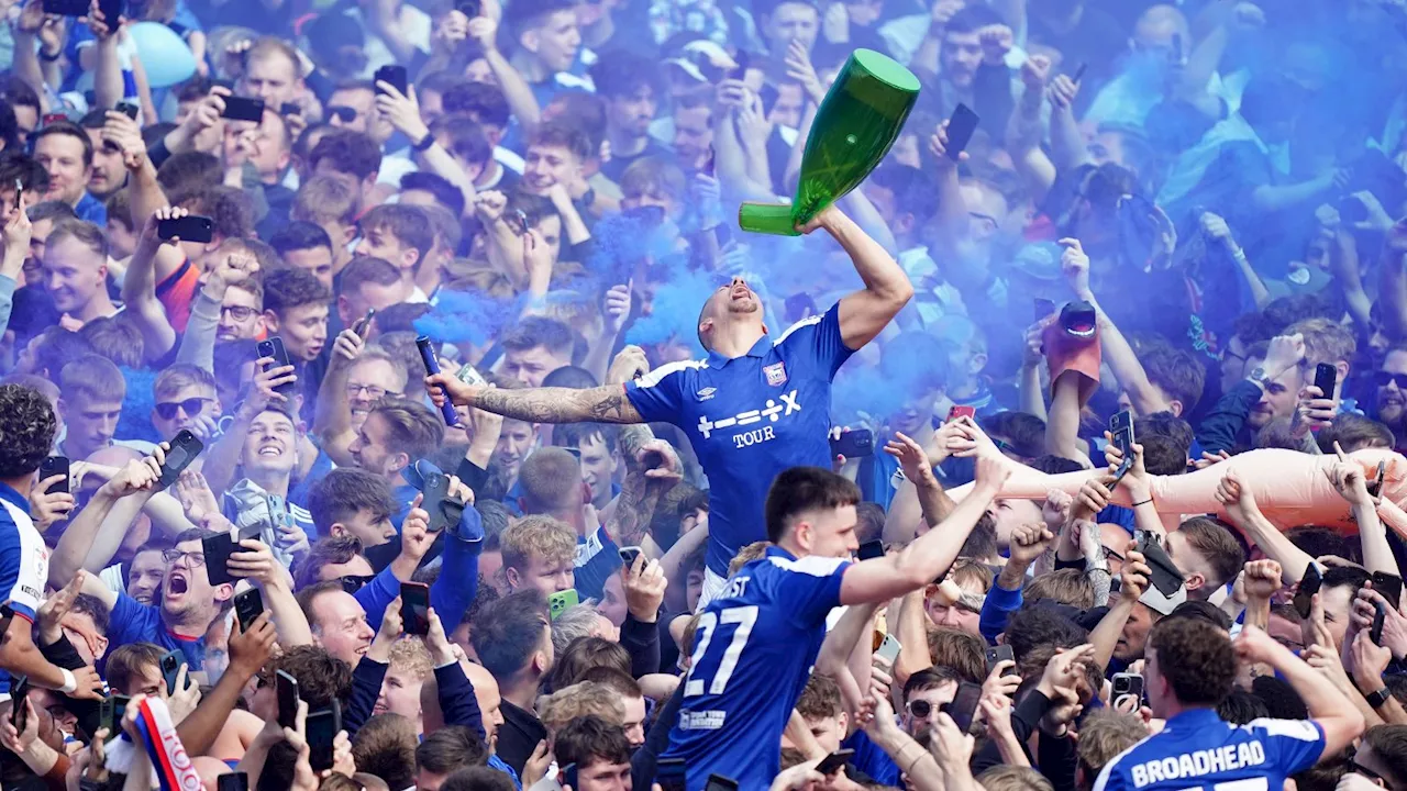 Ipswich Town's Premier League promotion could bring £600 million to the town