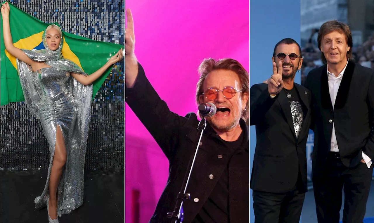 Beyoncé, U2, Paul McCartney e Ringo Starr: veja quais shows podem suceder Madonna no Rio