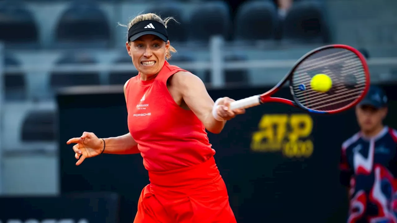 Kerber hat es in Rom eilig - Marterer und Siegemund weiter