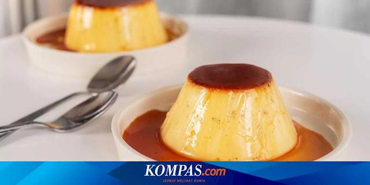 Resep Puding Karamel seperti yang Viral di Taman Barito Jaksel