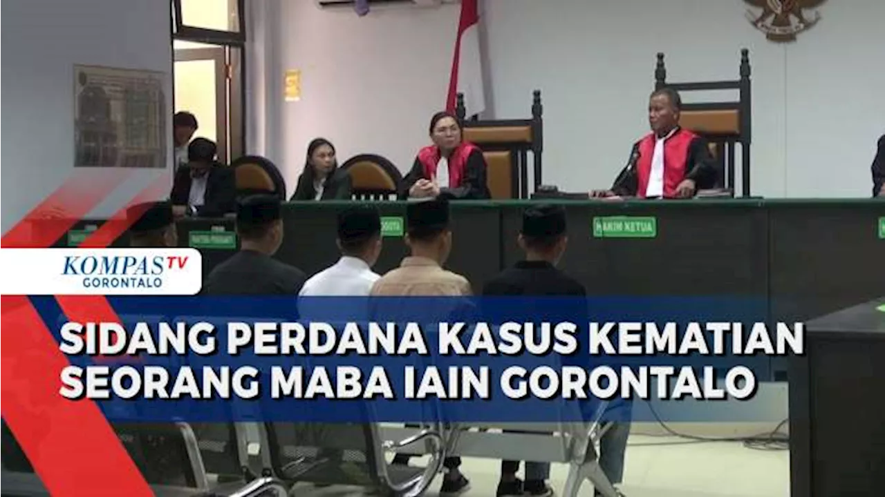 5 Terdakwa Kasus Kematian Seorang MABA IAIN Gorontalo Jalani Sidang Perdana