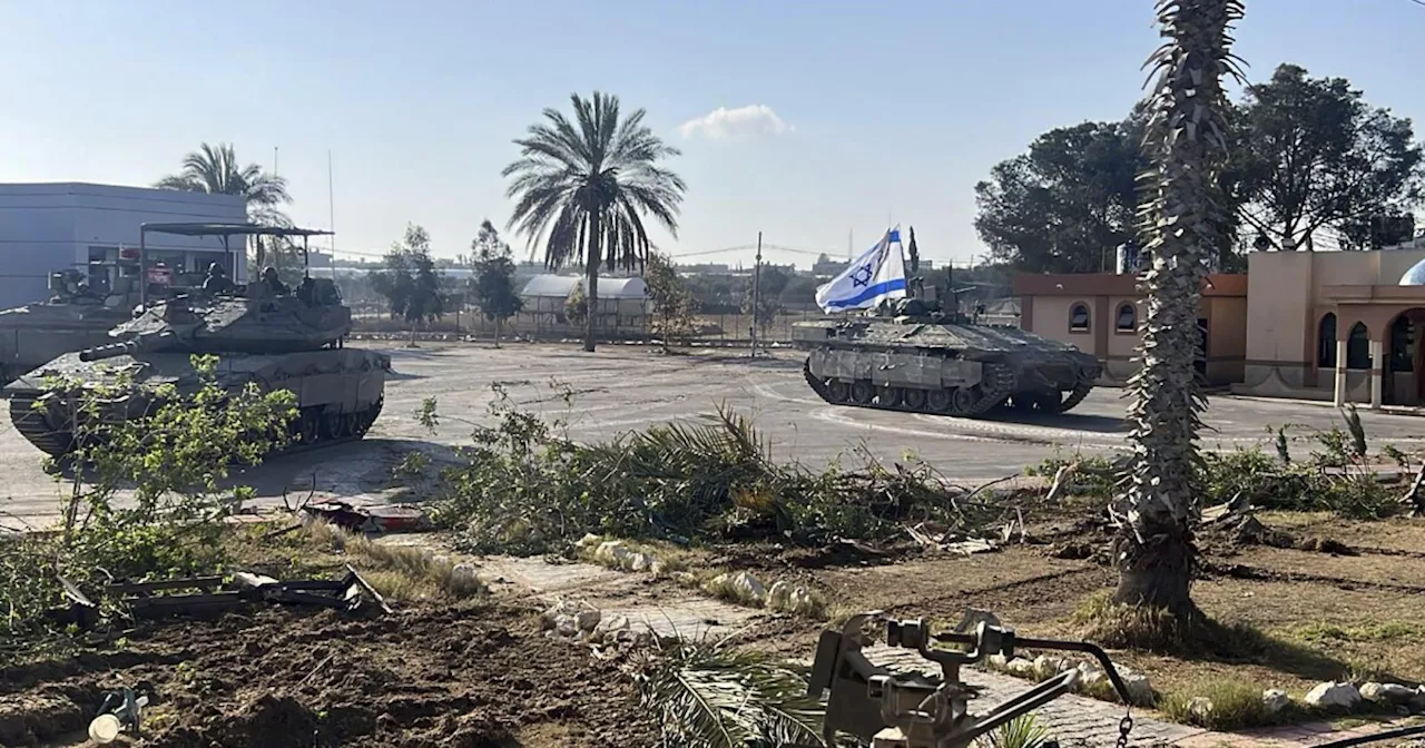 Israeli forces seize the Gaza side of Rafah, as Hamas truce talks resume in Egypt