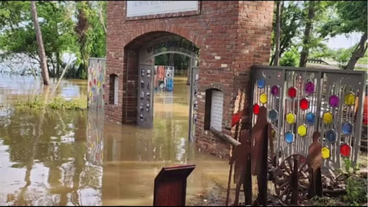 Holocaust Garden of Hope in Kingwood cleaning up after flooding