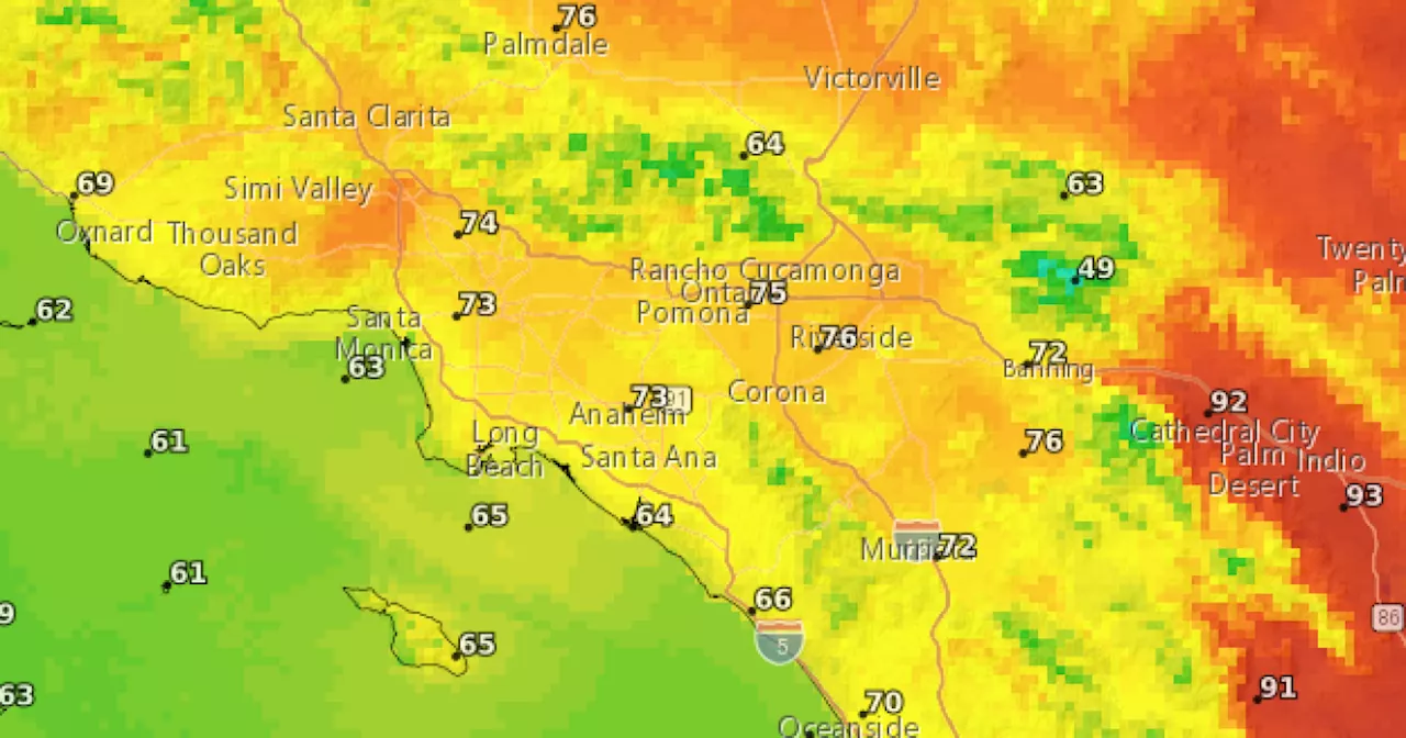 Your SoCal Weather Report For Tuesday, May 7: Windy Over Deserts And I-5 Corridor