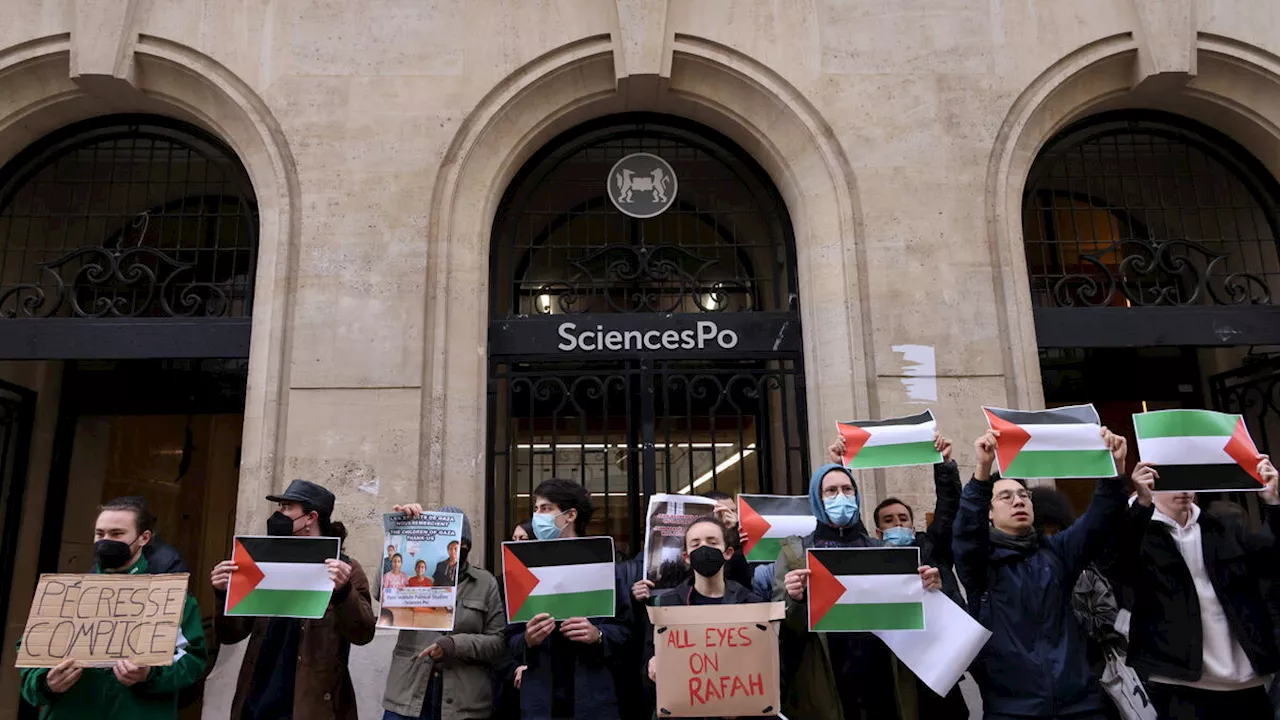 Mobilisation pro-Gaza : une nouvelle mobilisation devant Sciences-po Paris évacuée par la police