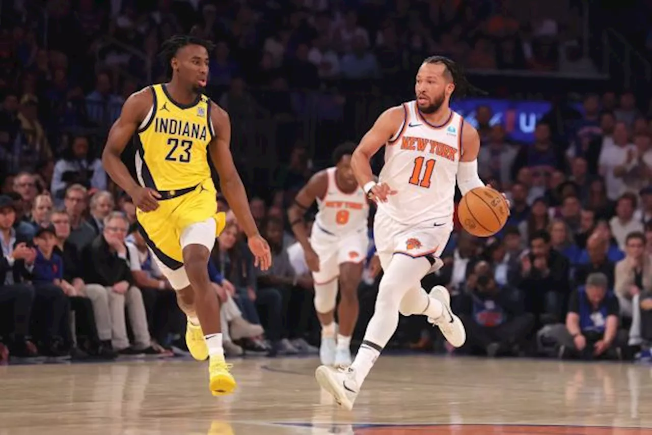 Jalen Brunson flambe et New York bat Indiana en play-offs de NBA