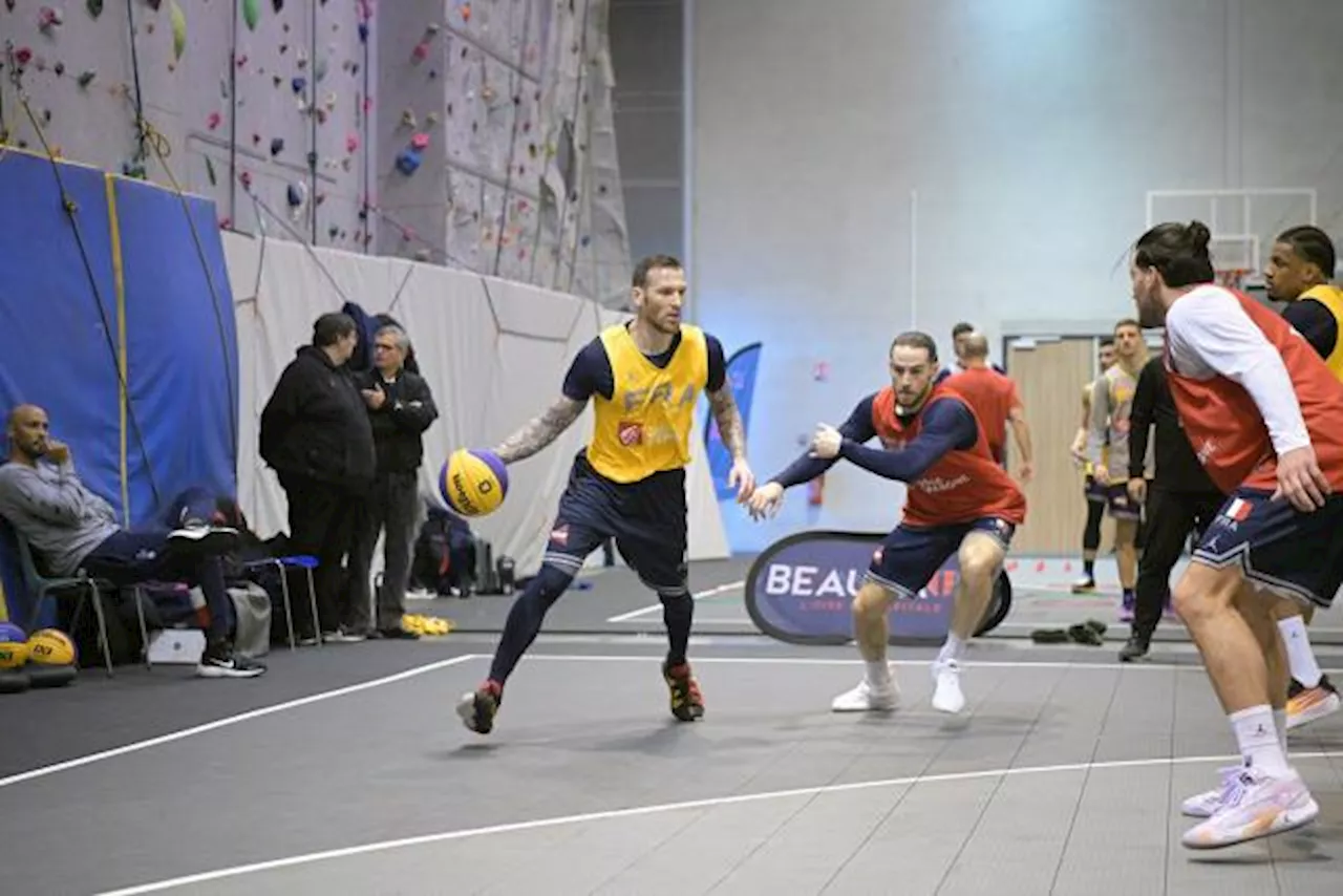 L'équipe de France de basket 3x3 sans Lahaou Konaté et avec Antoine Eïto à Debrecen