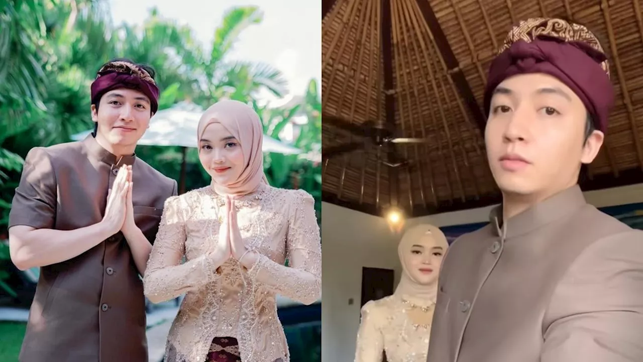 7 Potret Jeffry Reksa dan Putri Delina yang Berhijab Pakai Baju Adat Bali, Serasi