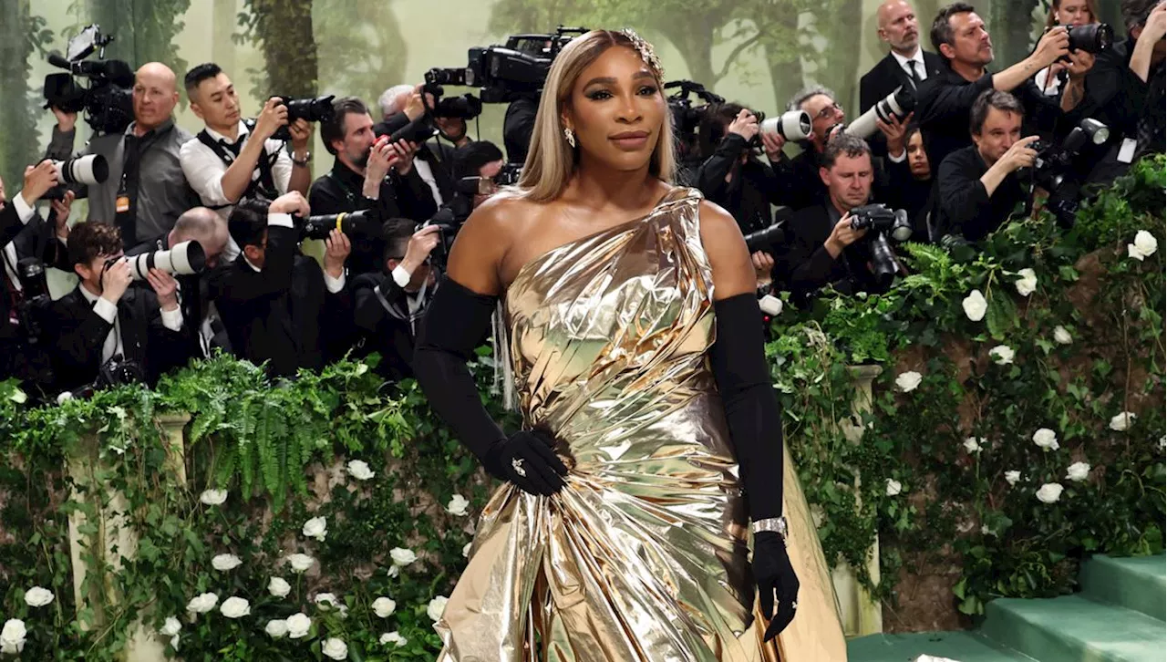 Serena Williams Is a Gilded Goddess at the 2024 Met Gala