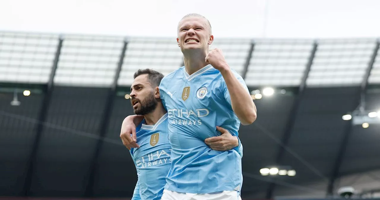 Haaland fires Man City one-word message after fierce title race warning