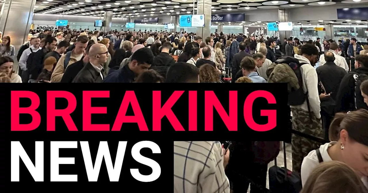 Chaos at UK airports after Border Force 'suffers nationwide IT glitch'