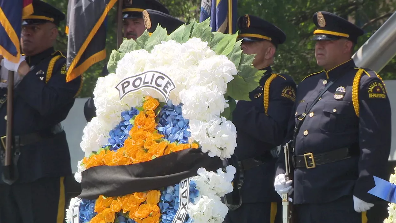 Dallas Police Department honors those killed in the line of duty Tuesday