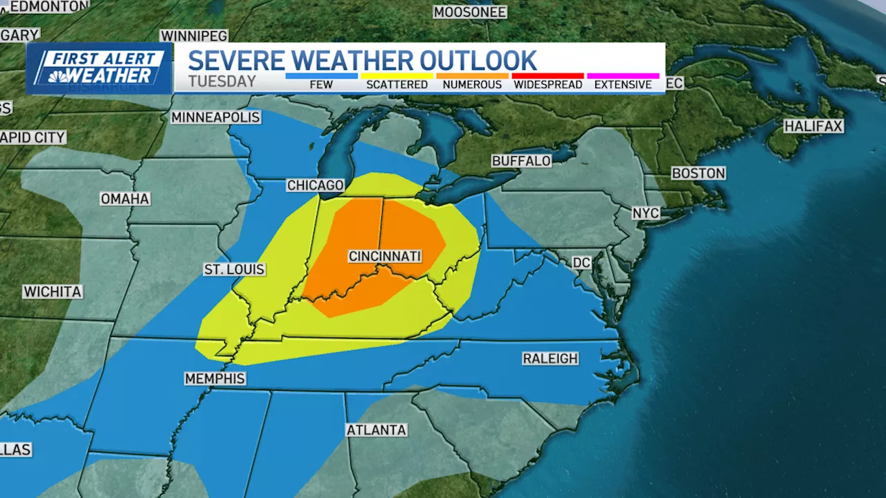 Strong storm system heading to New England to bring heavy rain, thunderstorms