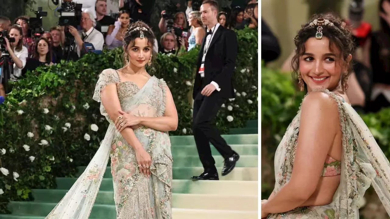 Met Gala 2024: फ्लोरल साड़ी.. मिनिमल मेकअप.. हेयर एसेसरी, कुछ यूं अदाएं बिखेरती नजर आईं आलिया भट्ट