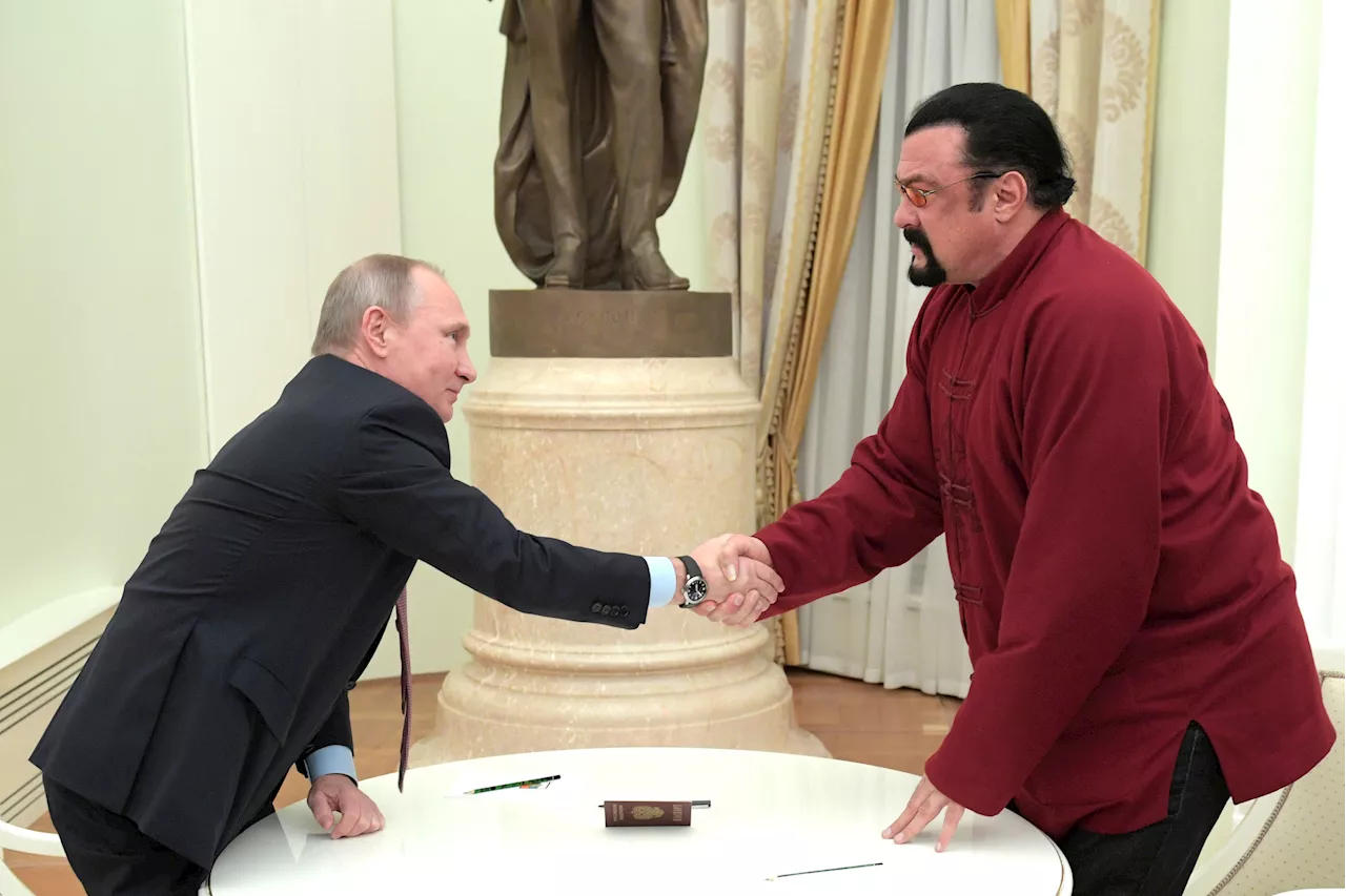 Steven Seagal Calls Putin 'Greatest' Leader at His Inauguration