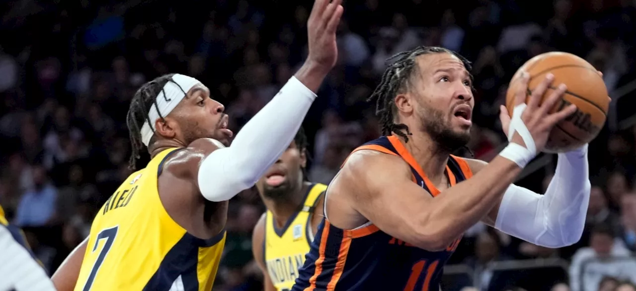 Brunson scores 43, rallies Knicks to 121-117 win over Pacers in Game 1 of Eastern Conference semis