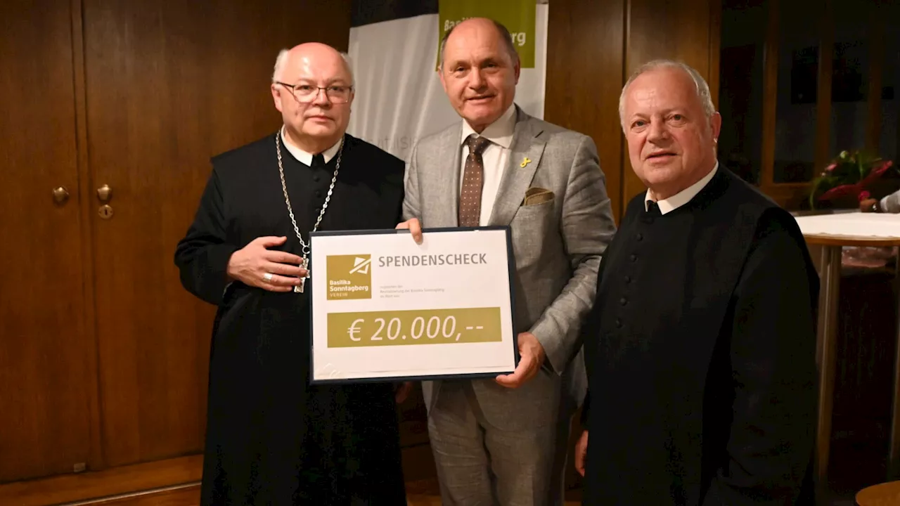 Benefizessen brachte 20.000 Euro für Basilika am Sonntagberg