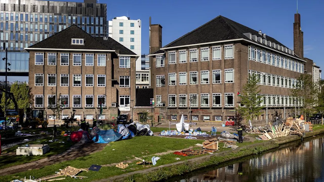 Bestuur UvA reageert op ontruiming: 'Betreuren dat het zo moest lopen'