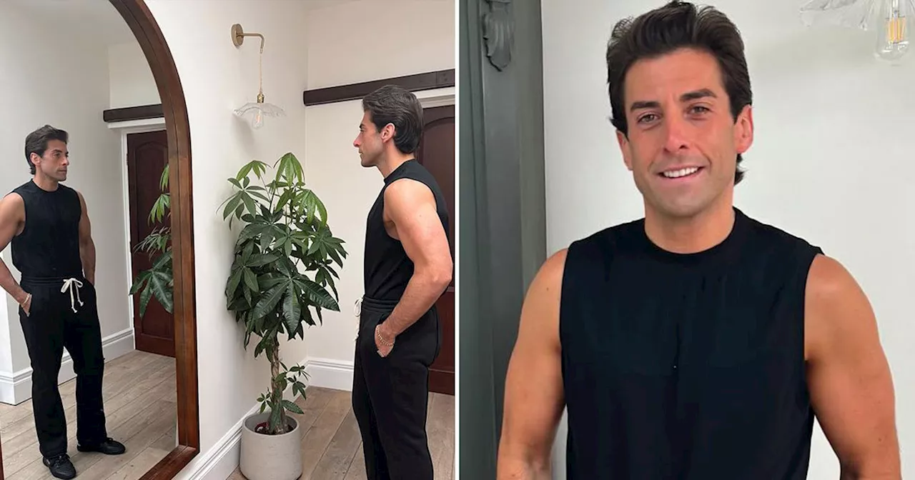 James Argent looks slimmer than ever as he poses despite wanting to gain weight